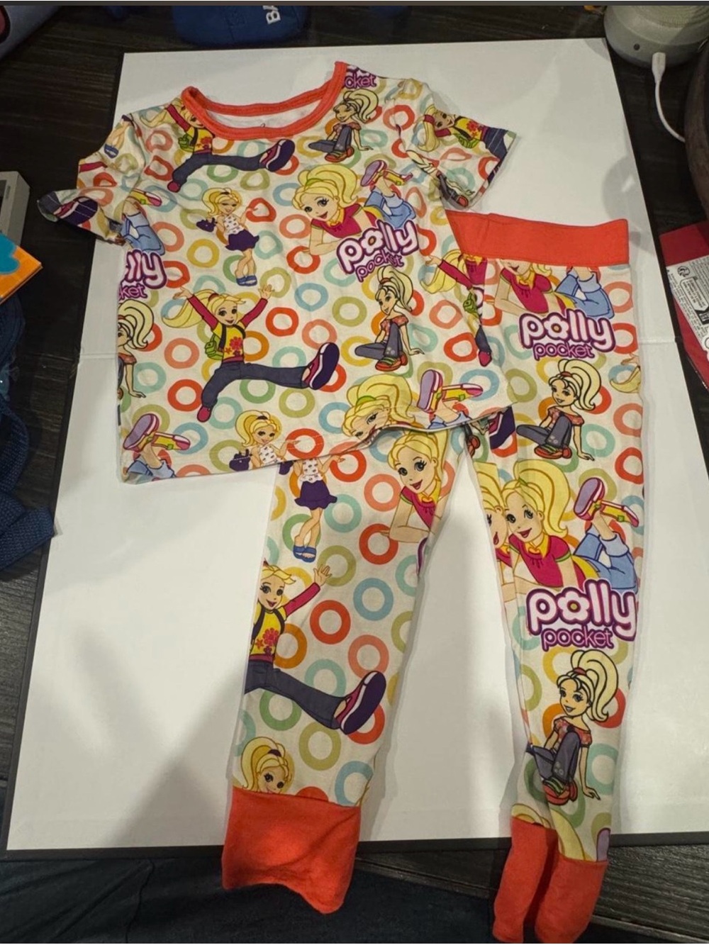 Girls' Bamboo Polly Pocket Print Pajama Set